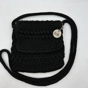 The Sak Black Wonen Bag Purse